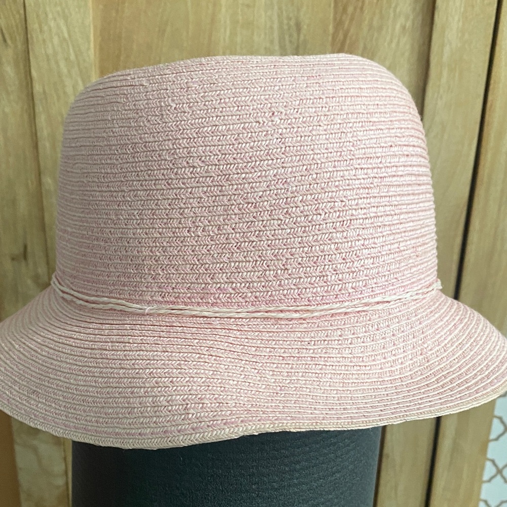 Elegant Pink Women's Straw Hat